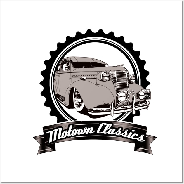 Motown Classics Car Club Master Deluxe Wall Art by DailyHemo